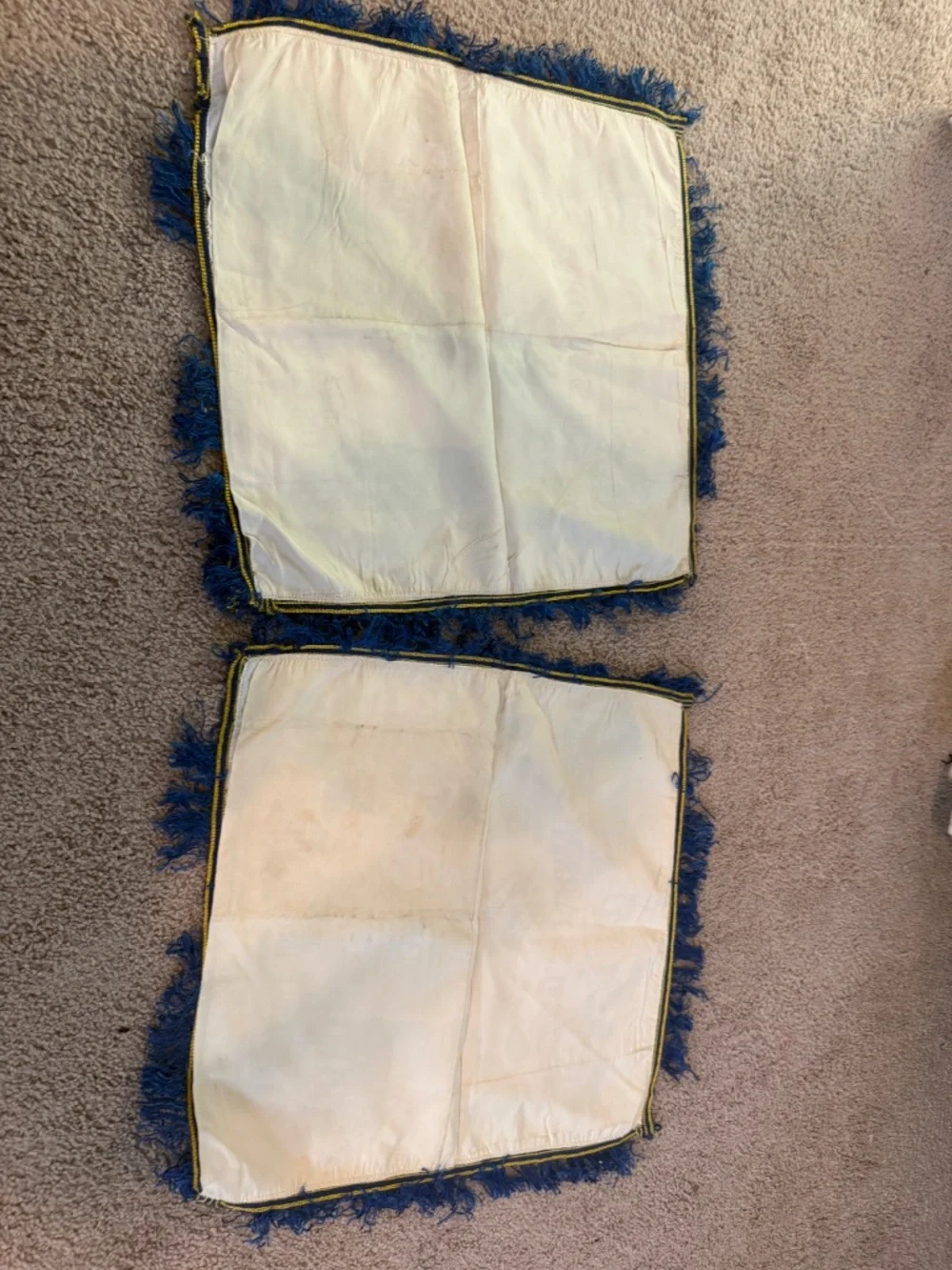 Pair of Vintage WWII U.S. Army “Mother” pillow covers